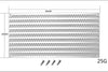 R/C Scale Accessories : Stainless Steel Front Grill For Axial Scx10 III Jeep Jl Wrangler (AXI03007) - 5Pc Set