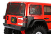 R/C Scale Accessories : Taillight Cover (Style A) For Axial SCX10 III Jeep Jl Wrangler AXI03007 - 4Pc Set Silver