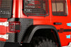 R/C Scale Accessories : Taillight Cover (Style A) For Axial SCX10 III Jeep Jl Wrangler AXI03007 - 4Pc Set Black