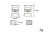 R/C Scale Accessories : Taillight Cover (Style B) For Axial SCX10 III Jeep Jl Wrangler AXI03007 - 4Pc Set Silver