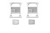 R/C Scale Accessories : Taillight Cover (Style C) For Axial SCX10 III Jeep Jl Wrangler AXI03007 - 4Pc Set Silver