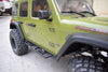 Aluminum Side Steps  (Silver Inlay Version) For Axial 1/6 SCX6 Jeep JLU Wrangler AXI05000 - 18Pc Set Silver
