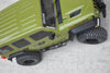 Aluminum Side Steps  (Silver Inlay Version) For Axial 1/6 SCX6 Jeep JLU Wrangler AXI05000 - 18Pc Set Silver