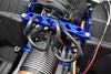 Aluminum Front Chassis Brace For Axial 1/6 SCX6 Jeep JLU Wrangler AXI05000 - 5Pc Set Blue