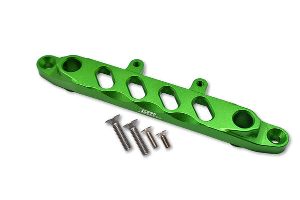 Aluminum Front Chassis Brace For Axial 1/6 SCX6 Jeep JLU Wrangler AXI05000 - 5Pc Set Green