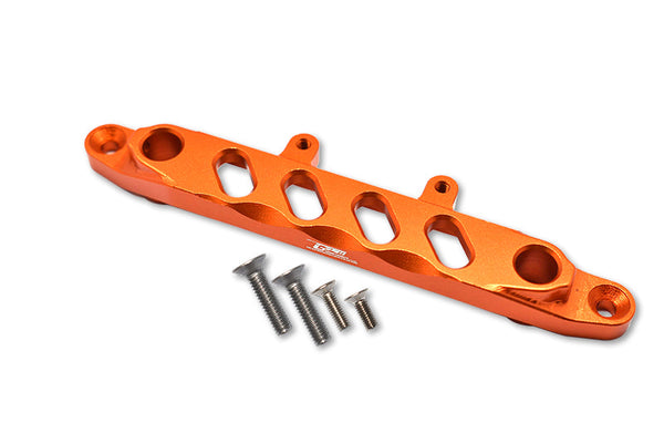 Aluminum Front Chassis Brace For Axial 1/6 SCX6 Jeep JLU Wrangler AXI05000 - 5Pc Set Orange