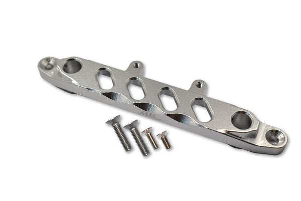 Aluminum Front Chassis Brace For Axial 1/6 SCX6 Jeep JLU Wrangler AXI05000 - 5Pc Set Silver