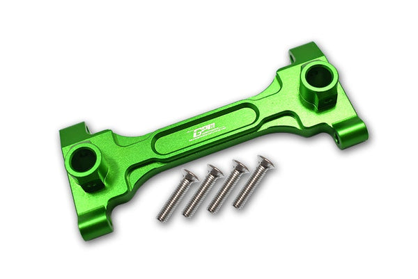 Aluminum Rear Chassis Brace For Axial 1/6 SCX6 Jeep JLU Wrangler AXI05000 - 5Pc Set Green