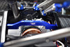 Aluminum Front Lower Chassis Link Parts For Axial 1/6 SCX6 Jeep JLU Wrangler AXI05000 - 3Pc Set Blue