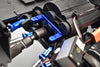 Aluminum 2-Speed Transmission Servo Mount For Axial 1/6 SCX6 Jeep JLU Wrangler AXI05000 - 3Pc Set Orange