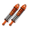 Aluminum Front Or Rear Thickened Spring Dampers 145mm For Axial 1/6 SCX6 Jeep JLU Wrangler AXI05000 - 2Pc Set Orange