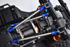 Front Link Bar Aluminum Ball Ends For Axial 1/6 SCX6 Jeep JLU Wrangler AXI05000 - 8Pc Set Orange