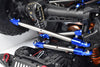 Front Steering Tie Rod Aluminum Ball Ends For Axial 1/6 SCX6 Jeep JLU Wrangler AXI05000 - 4Pc Set Orange