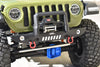 Aluminium Front Bumper With D-Rings For Axial 1/6 SCX6 Jeep JLU Wrangler AXI05000 - 14Pc Set Gray Silver