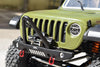 Aluminium Front Bumper With D-Rings (Spiked Design) For Axial 1/6 SCX6 Jeep JLU Wrangler AXI05000 - 15Pc Set Gray Silver