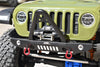 Aluminium Front Bumper With D-Rings (Spiked Design) For Axial 1/6 SCX6 Jeep JLU Wrangler AXI05000 - 15Pc Set Silver