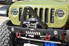Aluminium Front Bumper With D-Rings (Spiked Design) For Axial 1/6 SCX6 Jeep JLU Wrangler AXI05000 - 15Pc Set Gray Silver