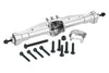 Aluminum 7075 Rear Straight Axle Housing For Axial 1/10 SCX10 Pro 4X4 Scaler Rock Crawler Kit AXI03028 Upgrades - Silver