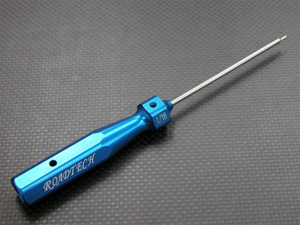 Long Steel Screw Drive - 1/16" Set Blue