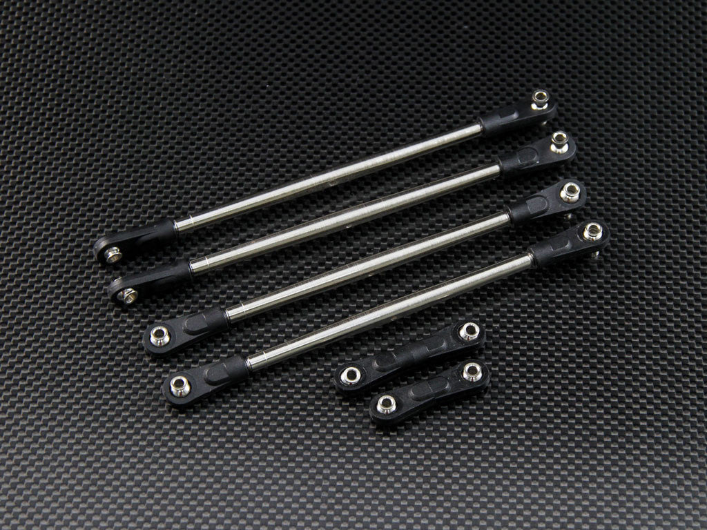Traxxas E-Maxx 2 Steel Completed Tie Rod Set - 5Pcs Silver