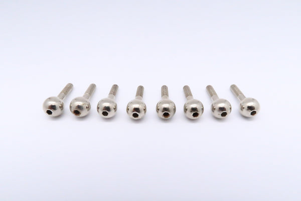 Traxxas 1/16 Mini E-Revo Steel Pillow Ball - 8 Pcs Silver