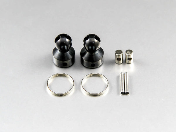 Traxxas 1/16 Mini E-Revo, Mini Summit Steel#45 Gear Differential Joint For GPM#SERV245CV Drive Shaft - 1Pr Set Black