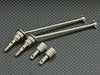 Traxxas 1/16 Mini E-Revo Steel Front/Rear Universal Swing Shaft - 1Pr Set Silver