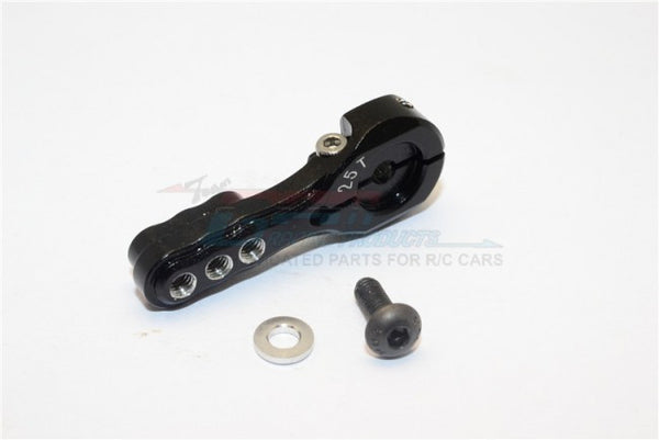 Aluminum Servo Horn For 23T Spline Output Shaft 3 Holes Design For Airtronics/Ko/Jr - 1Pc Black