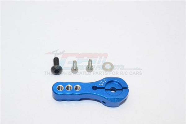 Aluminum Servo Horn For 23T Spline Output Shaft 3 Holes Design For Airtronics/Ko/Jr - 1Pc Blue