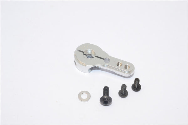 Aluminum Servo Horn For 24T Spline Output Shaft - 1Pc Silver