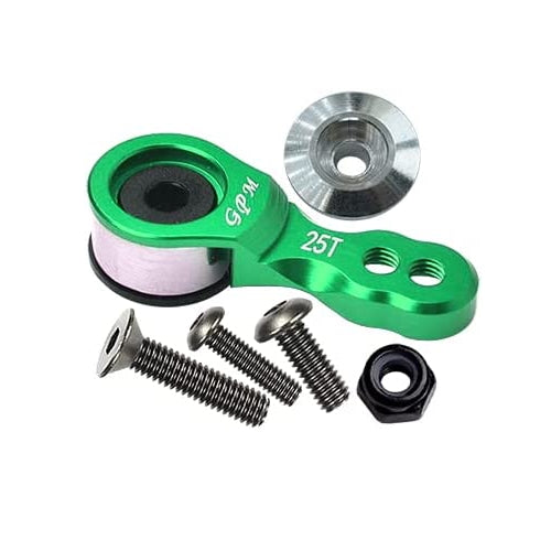 Aluminium 6061-T6 Hi-Torque Servo Saver For 25T Spline Output Shaft - Green