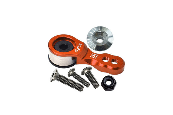 Aluminium 6061-T6 Hi-Torque Servo Saver For 25T Spline Output Shaft - Orange