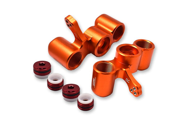 Team Corally 1/10 Sketer XL4S C-00191 Aluminum Front Knuckle Arm - 6Pc Set Orange