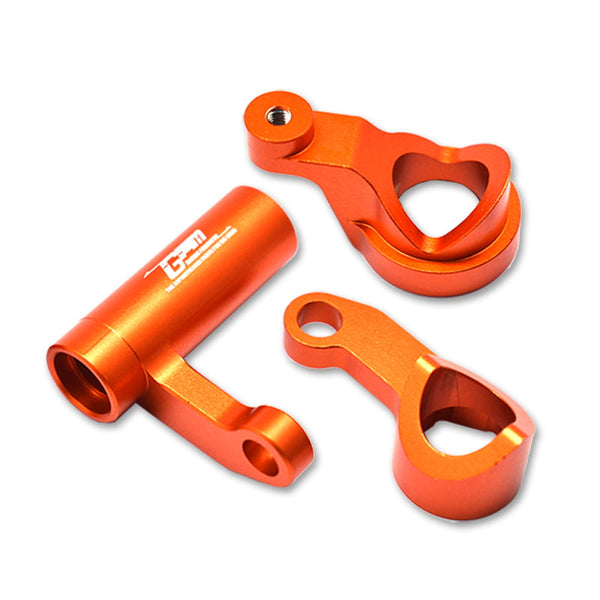 Team Corally 1/10 Sketer XL4S C-00191 Aluminum Steering Assembly - 3Pc Set Orange