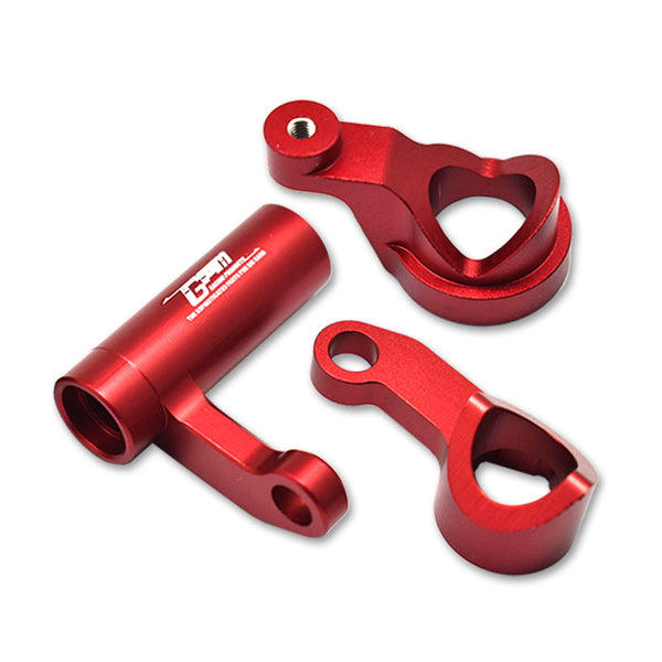 Team Corally 1/10 Sketer XL4S C-00191 Aluminum Steering Assembly - 3Pc Set Red