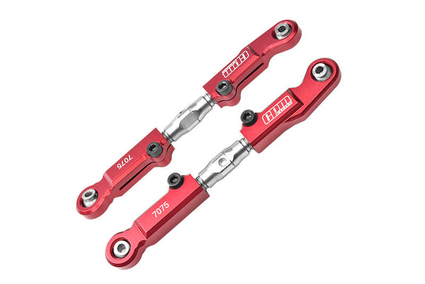 Team Corally 1/10 Sketer XL4S C-00191 Aluminum 7075-T6 + Stainless Steel Rear Camber Links - Red