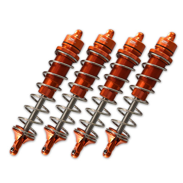 Team Corally 1/10 Sketer XL4S C-00191 Aluminum Front & Rear Adjustable Dampers 130mm - 4Pc Set Orange