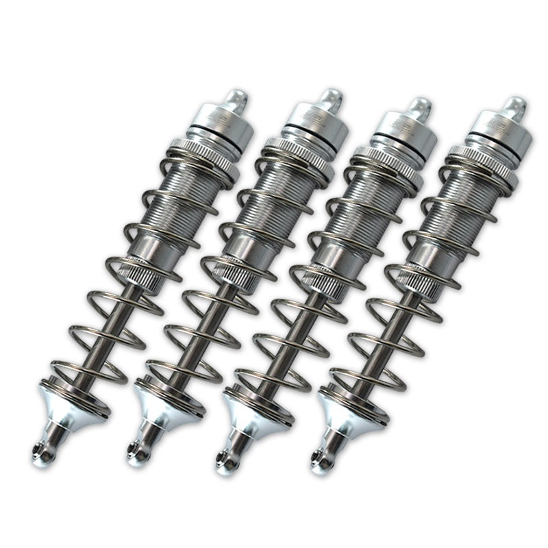 Team Corally 1/10 Sketer XL4S C-00191 Aluminum Front & Rear Adjustable Dampers 130mm - 4Pc Set Silver