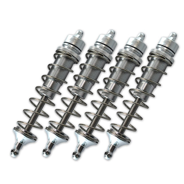 Team Corally 1/10 Sketer XL4S C-00191 Aluminum Front & Rear Adjustable Dampers 130mm - 4Pc Set Silver