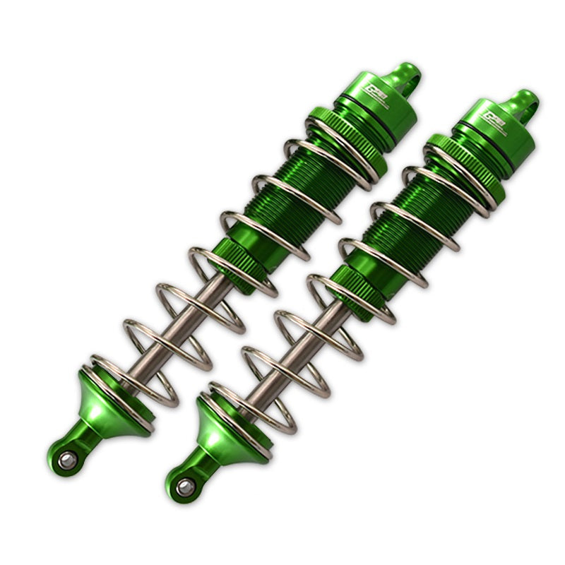 Team Corally 1/10 Sketer XL4S C-00191 Aluminum Front Or Rear Adjustable Dampers 130mm - 2Pc Set Green