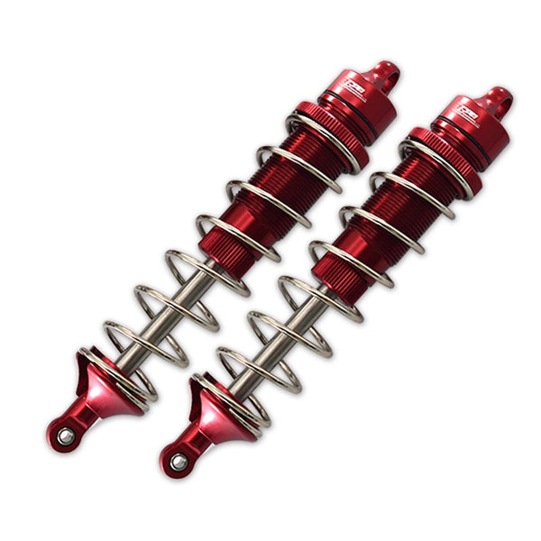 Team Corally 1/10 Sketer XL4S C-00191 Aluminum Front Or Rear Adjustable Dampers 130mm - 2Pc Set Red
