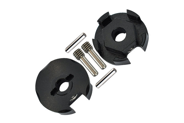 Traxxas Slash 4X4 Aluminum Wheel Hex Claw - 2Pcs Black
