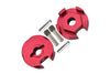 Traxxas Slash 4X4 Aluminum Wheel Hex Claw - 2Pcs Red