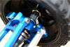 Traxxas Slash 4X4 Aluminum Hex Adaptor (+17mm) - 4 Pcs Set Blue