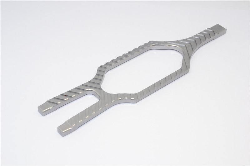 Traxxas Slash 4X4 Aluminum Battery Holder - 1Pc Gray Silver