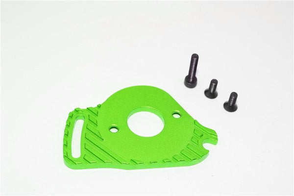 Traxxas Slash 4x4 Low-CG Version Aluminum Motor Heatsink Mount - 1Pc Set Green