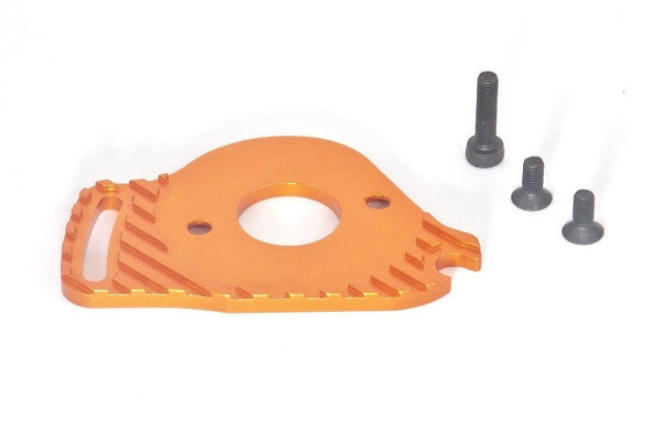 Traxxas Slash 4x4 Low-CG Version Aluminum Motor Heatsink Mount - 1Pc Set Orange