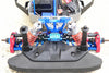 Traxxas Slash 4X4 / Slash 4X4 LCG /  XO-01 Supercar Aluminum Front C Hub - 1Pr Set Blue