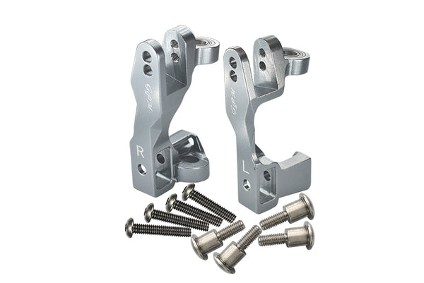 Traxxas Slash 4X4 / Slash 4X4 LCG /  XO-01 Supercar Aluminum Front C Hub - 1Pr Set Silver