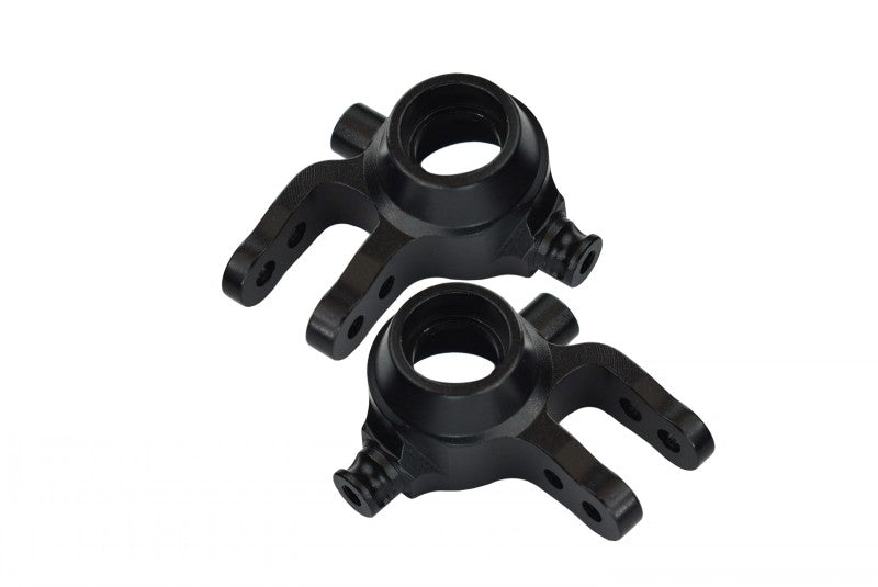 Traxxas Slash 4X4 / Stampede 4X4 VXL / Deegan 38 Fiesta ST Rally Aluminum Front Knuckle Arm - 1Pr Set Black